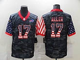 Nike Bills 17 Josh Allen Camo 2020 USA Flag Limited Jersey Dzhi,baseball caps,new era cap wholesale,wholesale hats